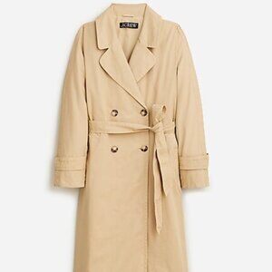 NWOT J. Crew Relaxed Heritage Trench Coat in Chino